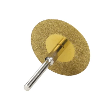 CMCP 5vnt Mini Deimantinis Pjovimo Diskas Dremel Rotaciniai Įrankiai Priedai Alavu padengtos pjovimo Peilis Su 3mm Blauzdos Įtvaro