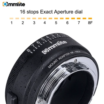 Commlite CM-NF-NEX Rankinio Fokusavimo Objektyvo Apsodo Adapteriu Žiedas, skirtas Nikon G,F,A,I,S,D Objektyvo naudoti Sony NEX E Mount Kameros