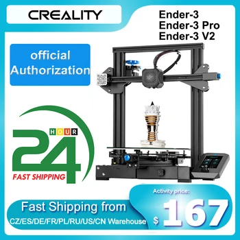 Creality 3D Ender-3/Ender-3 Pro/Ender-3 V2 3D Spausdintuvas 