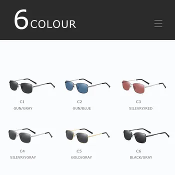 CRIXALIS 2020 Stačiakampis, Akiniai nuo saulės Vyrams Poliarizuota Metalo Rėmas Vasaros Vairuotojo UV400 Atspalvių Moteris Vyras Saulės akiniai zonnebril heren