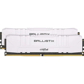 Crucial Ballistix Platinum win white DDR4 3000 3200 3600MHz darbastalio žaidimas XMP 2.0 automatinis įsijungimas parama