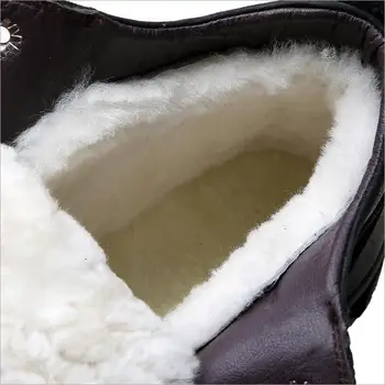 CS803 Dizaineris vyras batai aukštos kokybės vilnos pamušalas žiemą super Išlaikyti šiltas mados lauko Kulkšnies Sniego Batai Laisvalaikio Sportbačiai