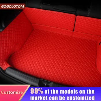Custom Automobilio bagažo skyriaus kilimėlis Dirbtine Oda Audi BMW VW TOYATA Honda 