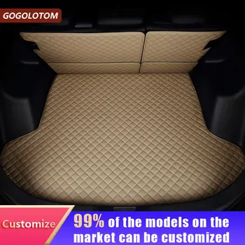 Custom Automobilio bagažo skyriaus kilimėlis Dirbtine Oda Audi BMW VW TOYATA Honda 