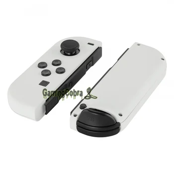 Custom Soft Touch Baltas Korpusas Korpuso Dangtelį, su Pilnas Komplektas Mygtukai Nintendo Jungiklis Džiaugsmas-Con Valdytojas