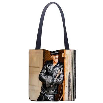 Custom Tom Suomijos dažų, spausdinimo pečių maišą canvas tote maišą pirkinių kelionių knyga rankinėje logotipą