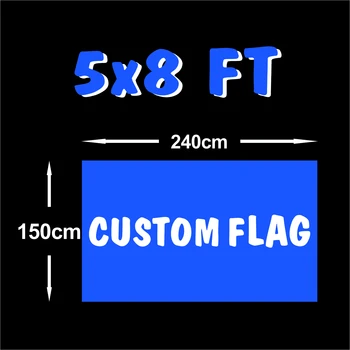 Custom Vėliavos 5x8FT Poliesteris Vėliavos visus logotipas visų spalvų karaliaus vėliava Su Balta Rankovės Metalo Gromets 150*240cm