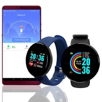 D18 Sporto Smartwatch Vyrų 2020 Vandeniui Pedometer Aktyvumo Seklys Fitneso Žiūrėti Su Nuotolinio Slėgio Matavimo Laikrodis