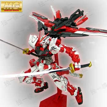 Daban Modelis MG Gundam Kelio Raudoną Rėmelį MBF-P02 KA 1/100 Japonų anime surinkti Rinkiniai PVC figūrėlių, robotai žaislai vaikams