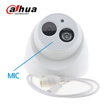 Dahua IP Kameros Apsaugos IPC-HDW4433C-A 4MP HD PoE IR 30M Naktinio Matymo Žvaigždės Camara Mini Dome Built-in Mic Tinklo Kameros