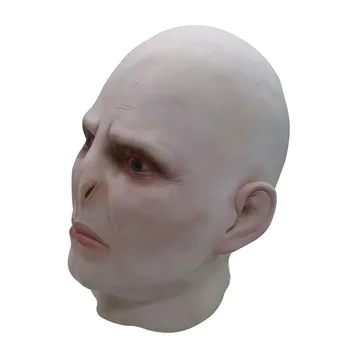Dark Lord Voldemort Kaukė Cosplay Masque Bosas Latekso Baisu, Baisu Kaukės Terrorizer Helovinas Kostiumas Kaukė Prop Vyrai