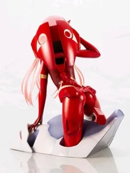 DARLING į FRANXX anime duomenys Nulis Du 16cm raudona drabužiai mergaitėms PVC veiksmų skaičius, žaislų Modelis Žaislai Sexy Girl Kolekcijos Lėlės
