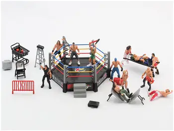 Daug Bash Smurto estetinis jausmas WWE Lėlės bei Rekvizitai,scene 15cm
