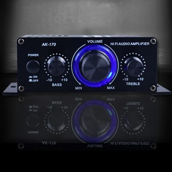 DC12V FM Radijas Juodas Mini Lengva Įdiegti Galios Stiprintuvo Muzikos Imtuvas Stabilus Auto Stereo Audio 