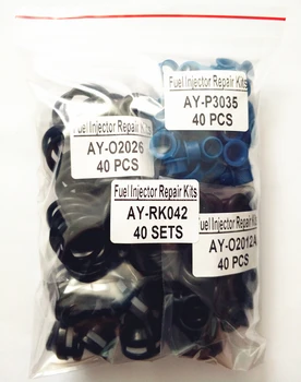 Degalų įpurškimo remontas rinkiniai degalų įpurškimo filtro viont o žiedas plastiko pintle bžūp Mazda 626 AY-RK151 40pieces/maišelis