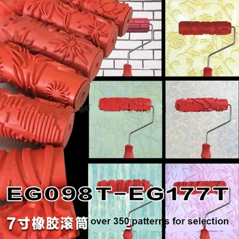 Dekoratyvinių Dažų Volelis Modelis Reljefinės Tekstūros Dažymo Įrankiai Sienos Miegamajame Pintura Mašina Buitinių Šepečių EG322T