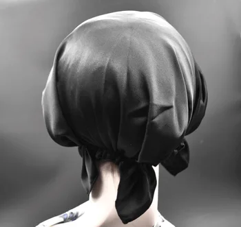Delta Drobinio Šilko Šilko Plonus Plaukus, Šilko Skrybėlę Bžūp Moterų Kvėpuojantis