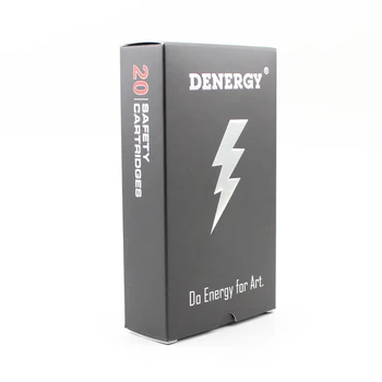 Denergy 1601RL Pro Kokybės 20pcs/box Tatuiruotė Adata Kasetė 0.40 mm Apvalus Įdėklo už Kontūro Tatuiruotė