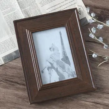 Derliaus Pobūdžio, Medinis Nuotraukų rėmelis Lentelė nu rėmelis Set Amerikietiško stiliaus nuotraukų Rėmelis Descktop apdailos PhotoFrame