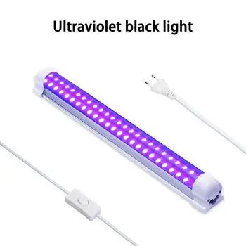 Dezinfekuoti, Sterilizuoti UV LED Juodos šviesos juosta 10w T8 Integruotos Lemputės Nešiojamų Baras LED Juostelės Žibintai su integruota įjungimo/Išjungimo Jungiklis