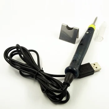 DGKS USB Elektriniai lituokliai 6ps Įrankių Rinkinys Mini USB litavimo, suvirinimo stotis suvirintojas kaitinimo elementas stand scorcher geležies