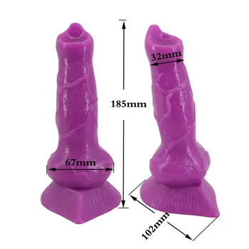 Didelis Gyvūnų šunų dildo vilkas varpos moterų masturbuotis lesbiečių suaugusiųjų sekso žaislai analinis dildo gėjų dick nr. siurbimo erotika produktas, sekso parduotuvė