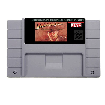 Didelis Pardavus 16 Bitų 46 Pin Super Žaidimo Kortelės - Indiana Jones Didžiausias Nuotykių