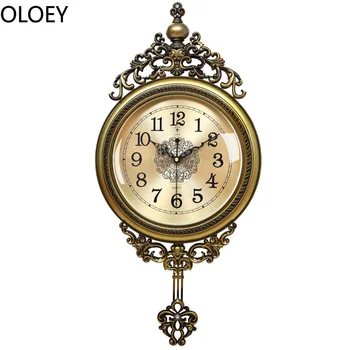 Didelių Prabangių Aukso Sieninis Laikrodis Kambarį Silent Kūrybinis užmojis Sieniniai laikrodžiai Miegamasis Kvarciniai Laikrodžiai Sienos, Namų Dekoro Reloj De Sumalti