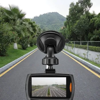 Didelės raiškos 720P Transporto priemonės DVR Kamera Vaizdo 2,4 Colių LCD ekranas Naktinio Matymo Transporto priemonės vaizdo Kamera Vaizdo Kamera, Naktinio Matymo