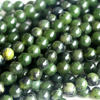 Didmeninė Gamtinių Originali Kanada Green Jade Turas Prarasti Akmens Karoliukai 3-18mm Tinka Papuošalai 