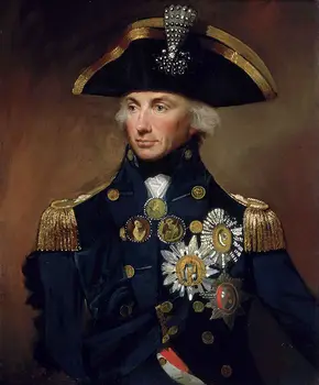 Didmeninė tapybos # Istorinę Didžiosios Britanijos Galiniai-Admirolas 1 Vikontas Seras Horatio Nelsonas SPAUSDINTI MENO TAPYBOS ANT DROBĖS
