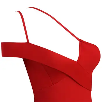 Didmeninė Vasaros Mados Seksualus Rankovių Raudona Kelio Ilgis Moterų Tvarstis Suknelė 2019 Dizainerio Mados Šalis Suknelė Vestido