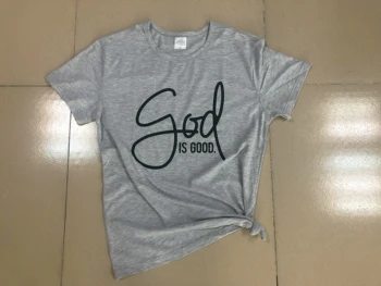 Dievas yra Geras T-Shirt Krikščionių Jėzus Marškinėliai Motyvacijos Įkvepiančios Dovanos Krikščionys Viršūnes Šūkis Grunge Tee Mados Jėzus