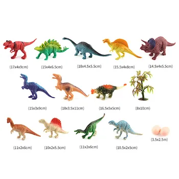 Dinozaurų Žaislai Juros periodo Parkas, Vaikų Dinosaurios De Juguete Plastiko vaikams Naujovė Dinozaurai Modelio Paveikslas Tikrovišką Žaislą Dovanų