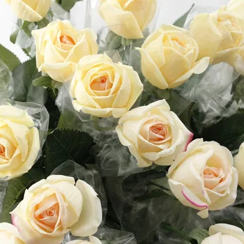 Dirbtinio Latekso rožių Žiedai, Vestuvių Nekilnojamojo Touch Gėlės rožės, Namų dekoracijas, Vestuvių Šalies prekių