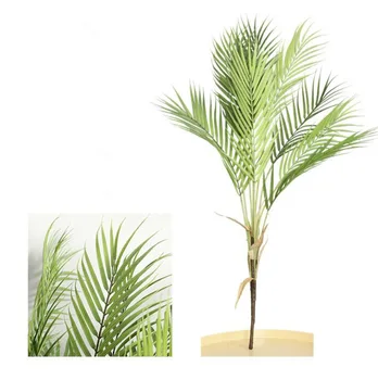 Dirbtinių Palmių šakas laukinių dirbtiniais lapai palmių lapų, augalų, namų kambarį vestuvių dekoravimas džiunglių šaliai dekoro