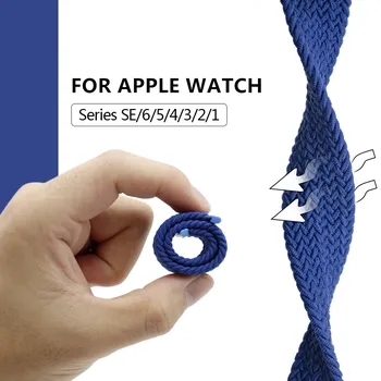 Dirželiai Apple Iwatch 1 2 3 4 5 6 Serija Žiūrėti Juosta 38mm 42mm Iwatch6 Iwatch5 Iwatch4 Sporto Nailono Riešo Apyrankę Priedai