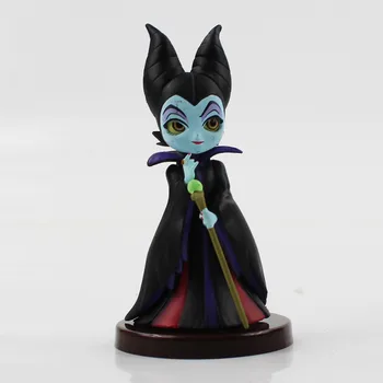 Disney 3PCS Q posket Petit Piktadariai Nustatyti Palikuonys 2 Maleficent Cruella de Vil Karalienė Veiksmų Skaičius, Modelį, Dovana, Žaislai Vaikams