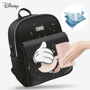 Disney Mickey Minnie USB Vandeniui Vystyklų Krepšiai Didelės Talpos Mumija Motinystės Sauskelnių Maišas Kelionės Slaugos Maišas Kūdikių Priežiūros