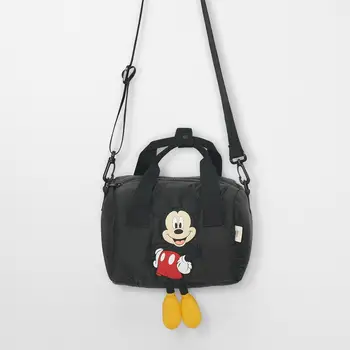 Disney Mickey Mouse Animacinių Filmų Nauja Mergina, Rankinės Vaikų Saugojimo Krepšys Girls Cartoon Mickey Mouse Boulingo Maišelį Pečių Krepšiai