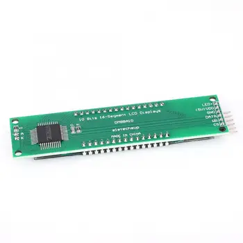 DM8BA10 10-Bitų 16-Segmentų skystųjų KRISTALŲ Ekranas LED Modulis DC 5V TM1622 Chip TM1622 Suderinama su HT1622