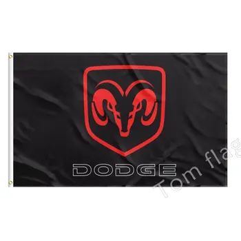 Dodge vėliavos, dodge automobilių lenktynių klubo vėliavos, 90*150CM polyster reklama,vėliavos