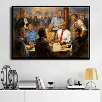 Donald Trump Pirmininkas Plakatai ir Spausdina Sienos Menas Nuotraukas Kambarys Dekoratyvinės Tapybos Drobės Didžiosios Jav Meno Plakatas Namų Dekoro