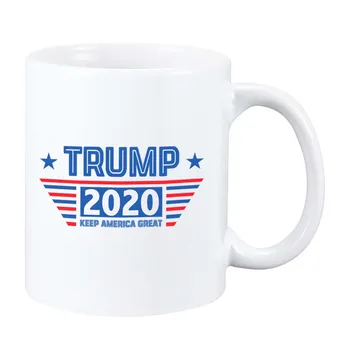 Donald Trump Puodeliai 2020 M., Kad Amerika Labai dar Kartą Kokybės Klasės Keraminės 11oz Puodelis/Cup Putų Dėžutės Apsaugos Dovana Jam-Balta