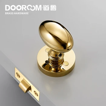 Dooroom Žalvario Durų Užraktas Nustatyti Šiuolaikinės Blizga Aukso PVD Interjero, Miegamasis, Vonios kambarys Manekeno Privatumo Ištrauka Paslėptos Durų Svirtį Nustatykite