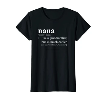 Dovanų T-Shirt-vyriški T-Shirt-Black Nana Yra Kaip Tiek Daug Aušintuvas Močiutė, Bet