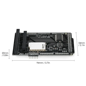 DRAMBLIO TFT/SD Kortelės Skydo Plėtros Valdybos Arduino MEGA 2560 LCD Modulis, SD Kortelės, 2.8 3.2 Colių