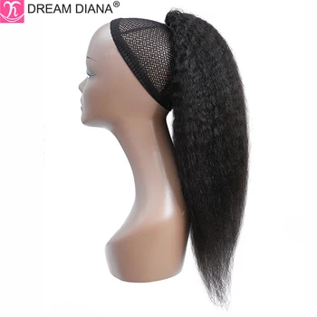 DreamDiana Remy Brazilijos Keistą Tiesūs Plaukai Surišti Į Uodegą Žmogaus Plaukų Įrašą Plaukų Priauginimas Ombre Plaukų Raišteliu Ombre Plaukai Surišti Į Uodegą
