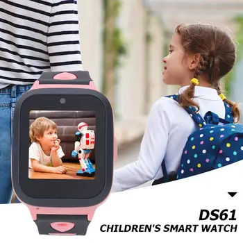 DS61 IP67 atsparus Vandeniui Vaikai GPS Išmaniųjų Telefonų 1.44 colių IP67 atsparus Vandeniui Žiūrėti Kūdikio Judesio GPS Bandomųjų Žiūrėti 55x41x12mm