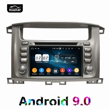 DSP Android 9 Automobilio DVD grotuvas GPS Navigacija Toyota Lander Cruiser Lc100 1997-2007 multimedijos Auto Radijo grotuvas Galvos vienetas 64G